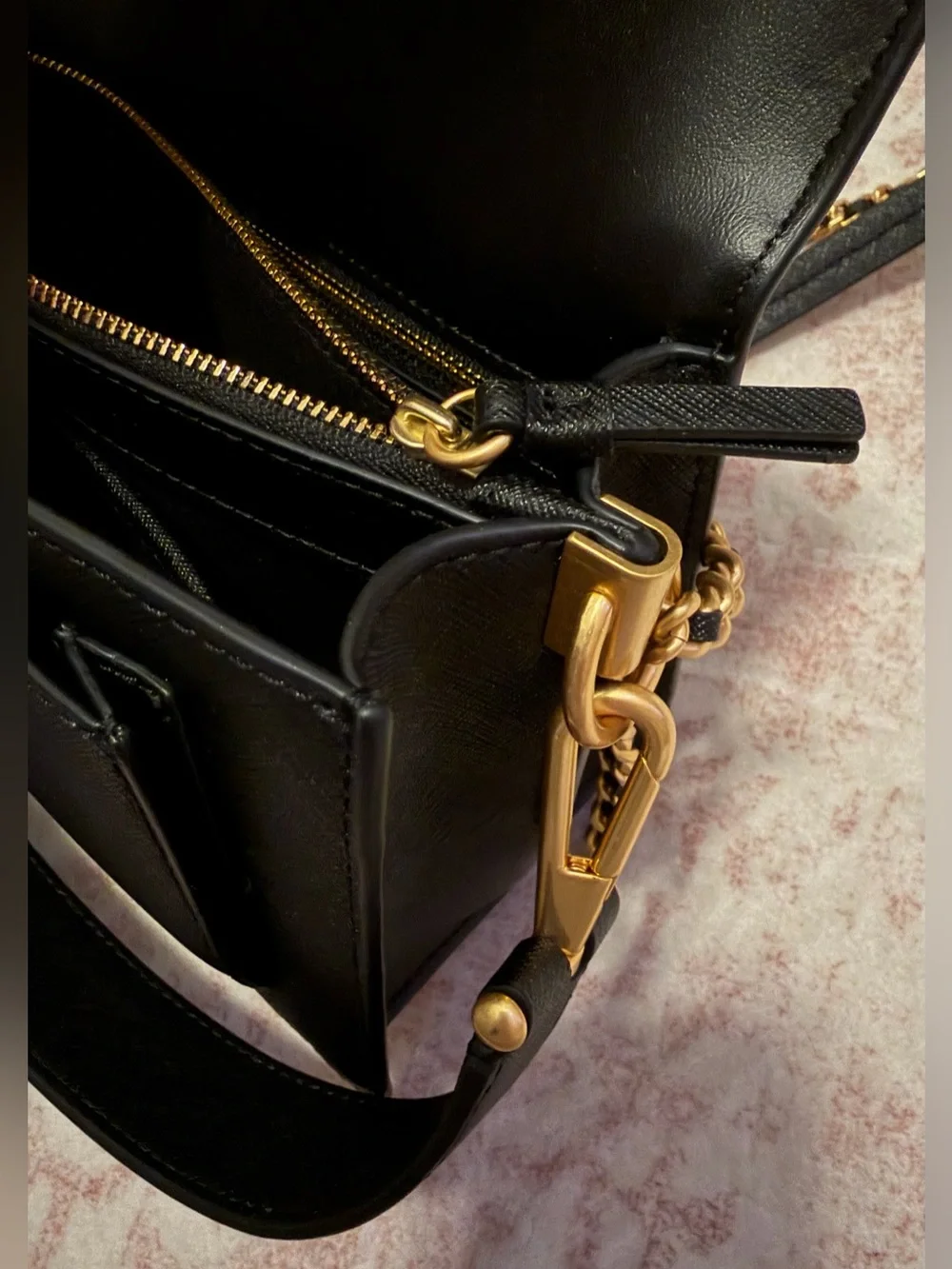 Tory Burch Robinson Double-Strap Convertible Shoulder Bag like new!